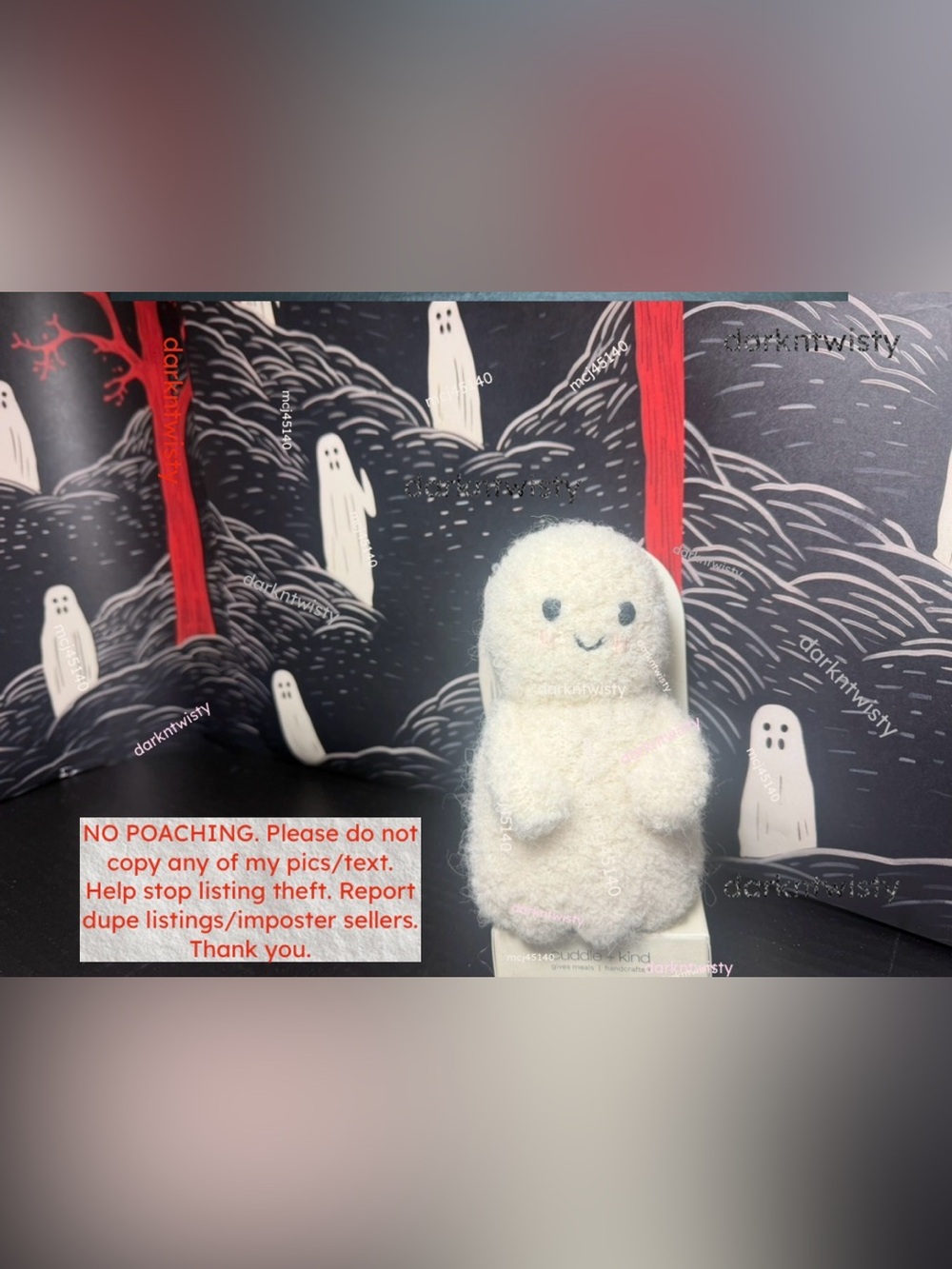 BNWT CUDDLE + KIND IVORY GHOST DEPT STORE CARDED